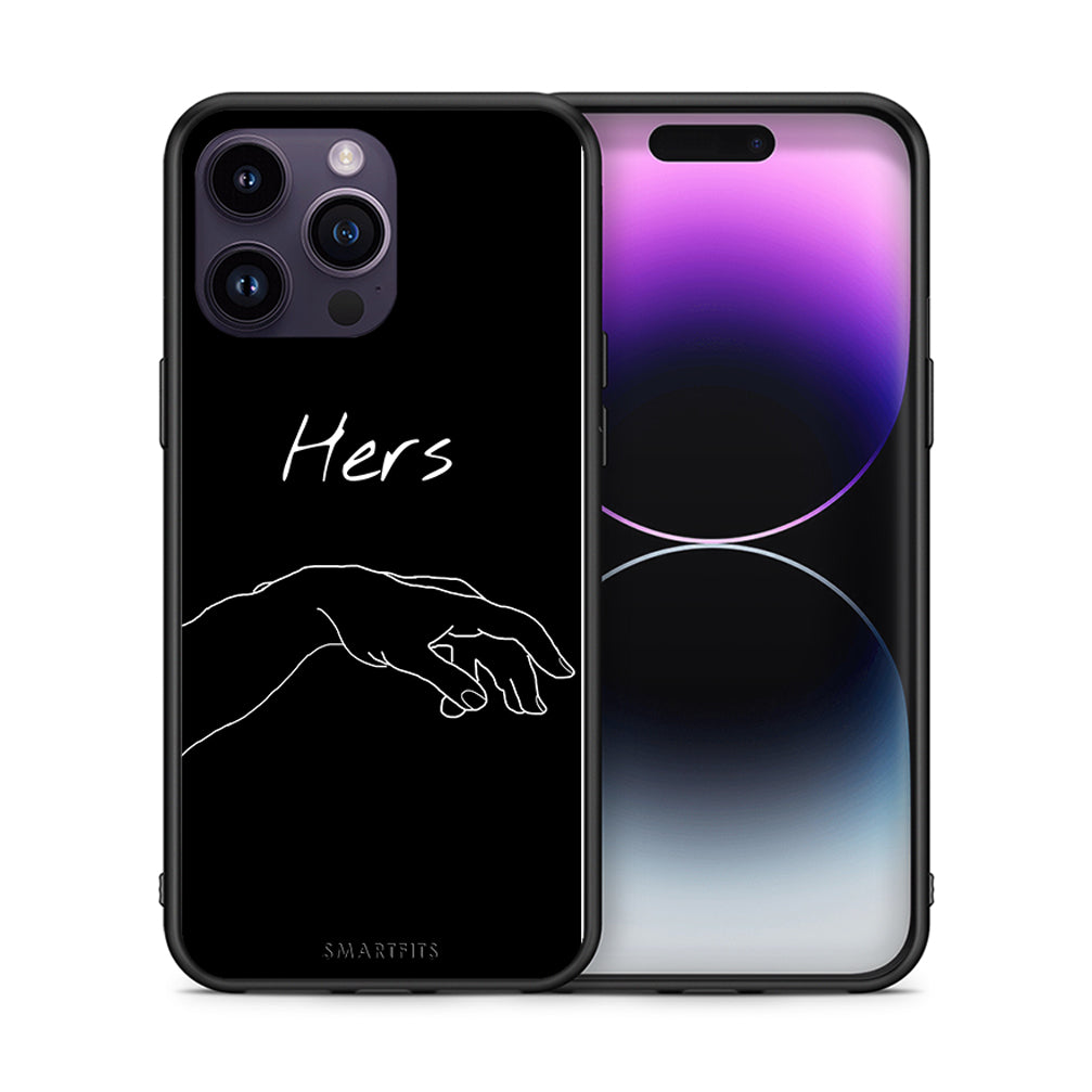 Θήκη Αγίου Βαλεντίνου iPhone 14 Pro Aeshetic Love 1 από τη Smartfits με σχέδιο στο πίσω μέρος και μαύρο περίβλημα | iPhone 14 Pro Aeshetic Love 1 case with colorful back and black bezels