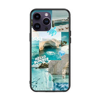 Thumbnail for iPhone 14 Pro Aesthetic Summer Θήκη από τη Smartfits με σχέδιο στο πίσω μέρος και μαύρο περίβλημα | Smartphone case with colorful back and black bezels by Smartfits