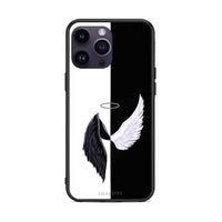 Thumbnail for iPhone 14 Pro Angels Demons θήκη από τη Smartfits με σχέδιο στο πίσω μέρος και μαύρο περίβλημα | Smartphone case with colorful back and black bezels by Smartfits