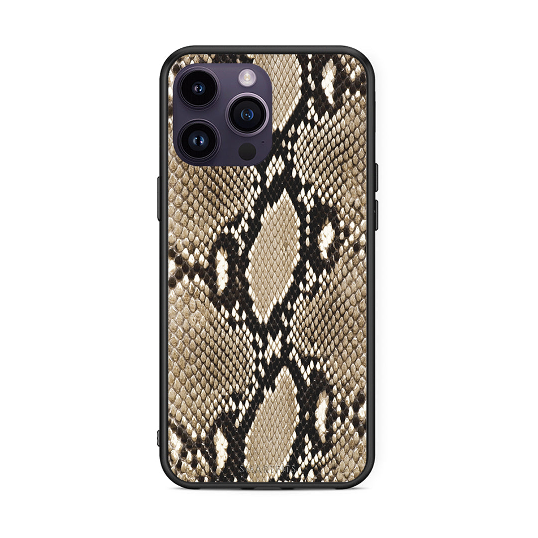 23 - iPhone 14 Pro Fashion Snake Animal case, cover, bumper