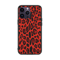 Thumbnail for 4 - iPhone 14 Pro Red Leopard Animal case, cover, bumper