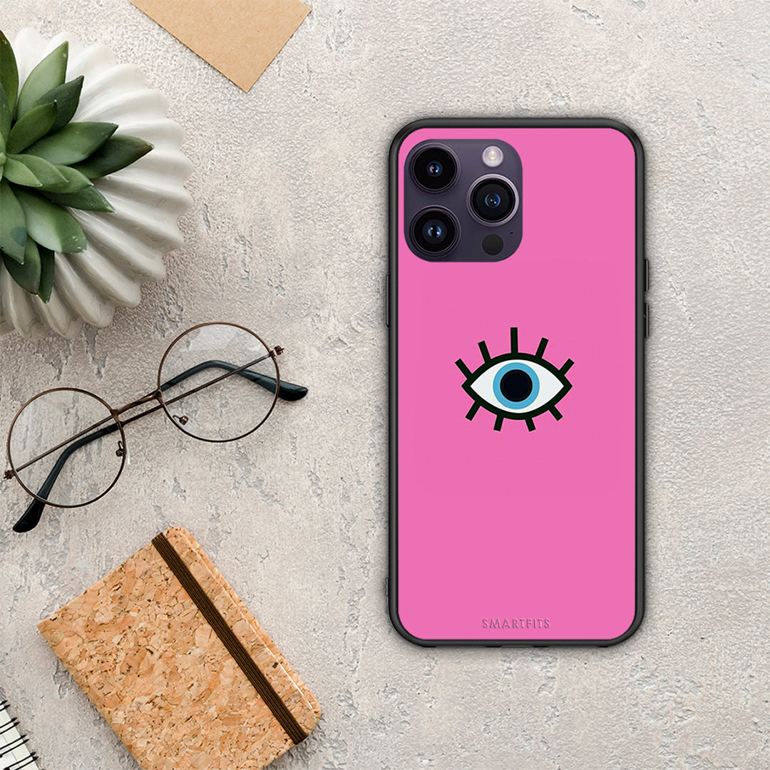 Blue Eye Pink - iPhone 14 Pro θήκη