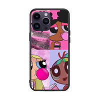 Thumbnail for iPhone 15 Pro Bubble Girls Θήκη Αγίου Βαλεντίνου από τη Smartfits με σχέδιο στο πίσω μέρος και μαύρο περίβλημα | Smartphone case with colorful back and black bezels by Smartfits