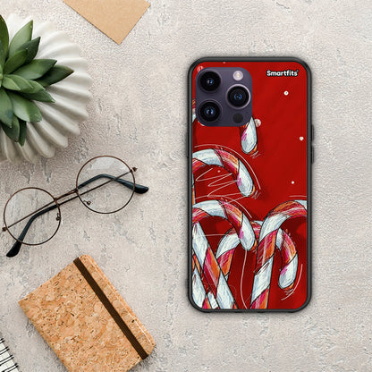 Candy Cane - iPhone 14 Pro θήκη
