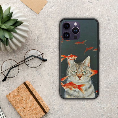 Cat Goldfish - iPhone 15 Pro θήκη
