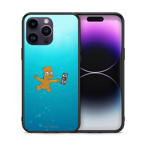 Θήκη iPhone 14 Pro Chasing Money από τη Smartfits με σχέδιο στο πίσω μέρος και μαύρο περίβλημα | iPhone 14 Pro Chasing Money case with colorful back and black bezels