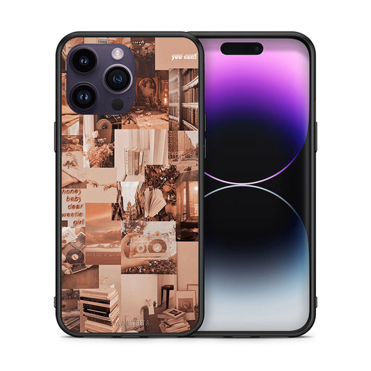Θήκη Αγίου Βαλεντίνου iPhone 15 Pro Collage You Can από τη Smartfits με σχέδιο στο πίσω μέρος και μαύρο περίβλημα | iPhone 15 Pro Collage You Can case with colorful back and black bezels