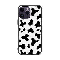 Thumbnail for iPhone 14 Pro Cow Print θήκη από τη Smartfits με σχέδιο στο πίσω μέρος και μαύρο περίβλημα | Smartphone case with colorful back and black bezels by Smartfits