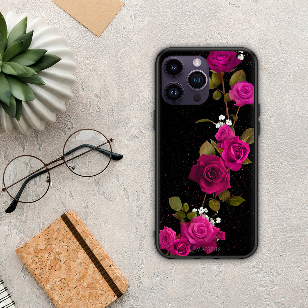 Flower Red Roses - iPhone 14 Pro θήκη
