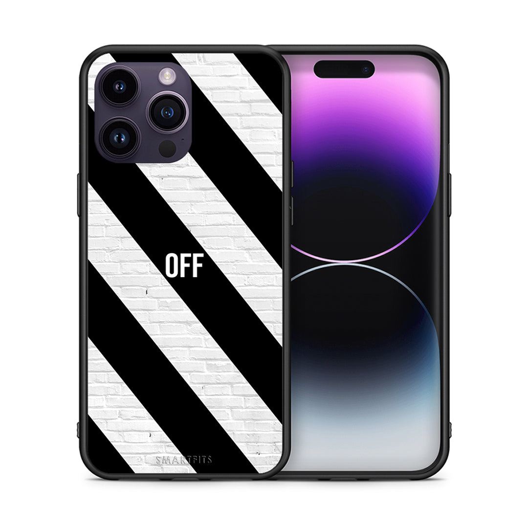 Θήκη iPhone 14 Pro Get Off από τη Smartfits με σχέδιο στο πίσω μέρος και μαύρο περίβλημα | iPhone 14 Pro Get Off case with colorful back and black bezels