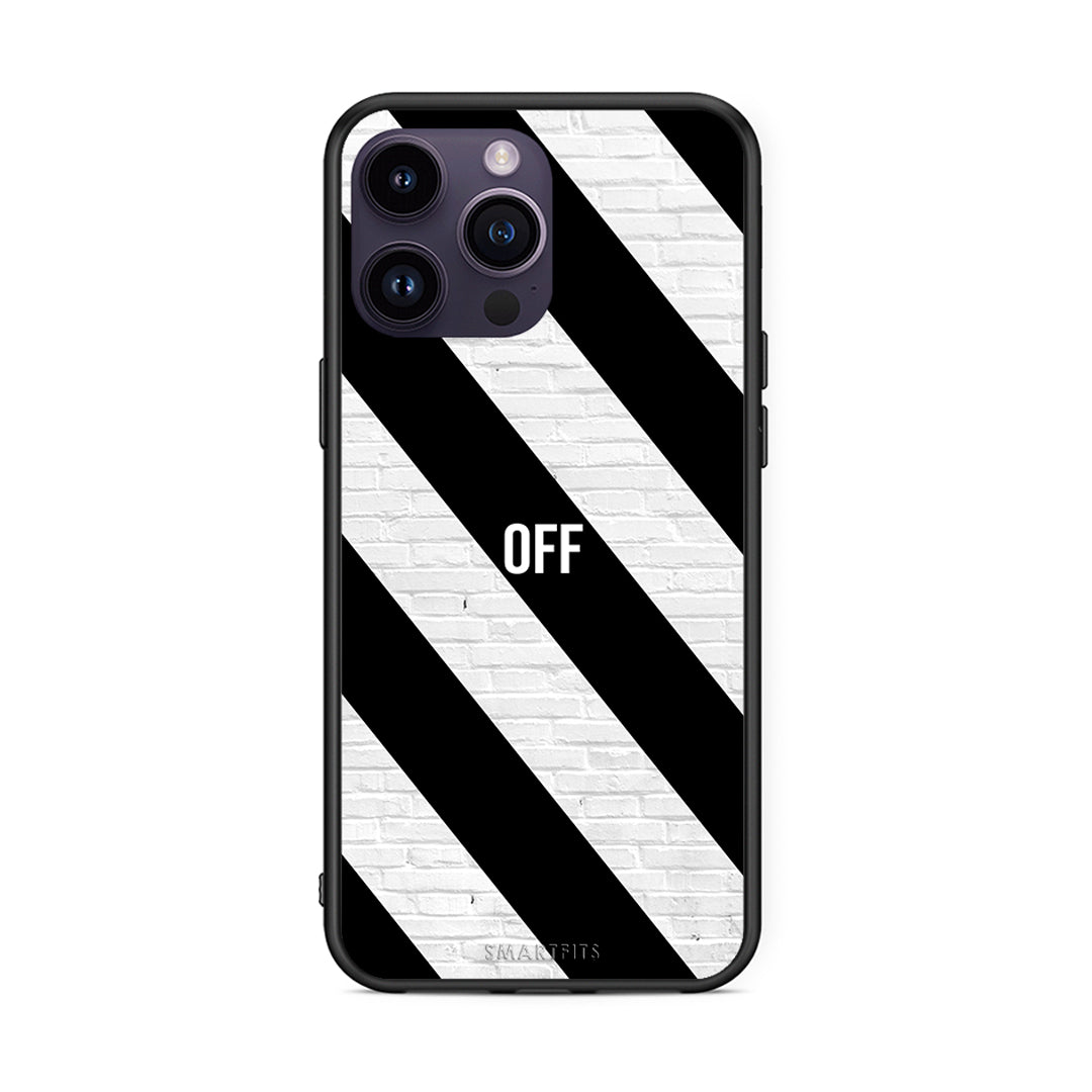 iPhone 14 Pro Get Off θήκη από τη Smartfits με σχέδιο στο πίσω μέρος και μαύρο περίβλημα | Smartphone case with colorful back and black bezels by Smartfits