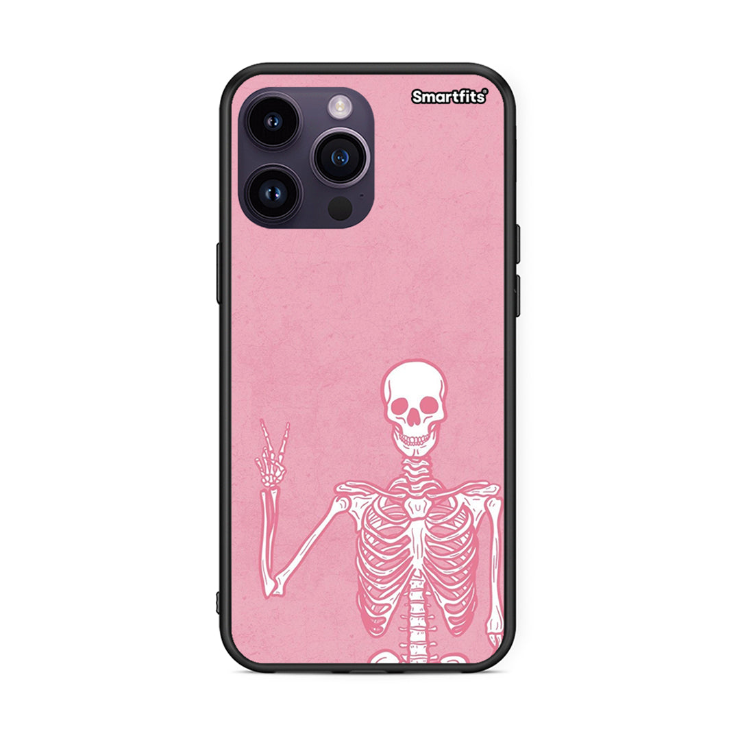 iPhone 14 Pro Halloween Motivation Θήκη από τη Smartfits με σχέδιο στο πίσω μέρος και μαύρο περίβλημα | Smartphone case with colorful back and black bezels by Smartfits