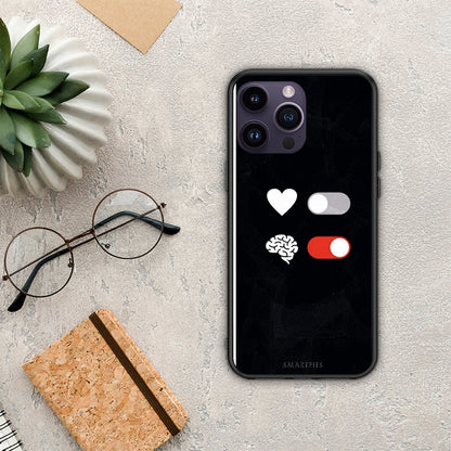 Heart Vs Brain - iPhone 15 Pro θήκη