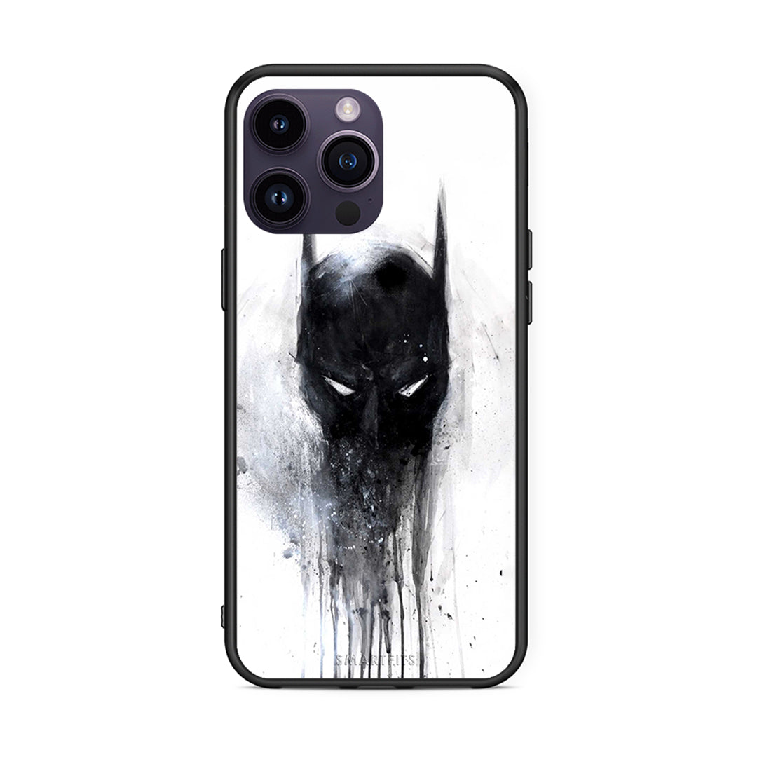 4 - iPhone 15 Pro Paint Bat Hero case, cover, bumper