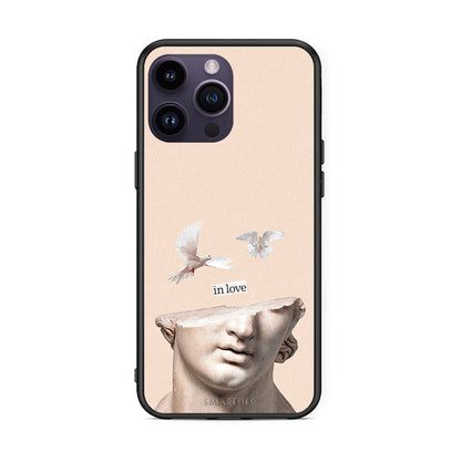 iPhone 14 Pro In Love θήκη από τη Smartfits με σχέδιο στο πίσω μέρος και μαύρο περίβλημα | Smartphone case with colorful back and black bezels by Smartfits
