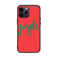 Thumbnail for iPhone 15 Pro Jingle Xmas θήκη από τη Smartfits με σχέδιο στο πίσω μέρος και μαύρο περίβλημα | Smartphone case with colorful back and black bezels by Smartfits