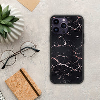 Thumbnail for Marble Black Rosegold - iPhone 15 Pro θήκη
