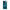iPhone 14 Pro Marble Blue θήκη από τη Smartfits με σχέδιο στο πίσω μέρος και μαύρο περίβλημα | Smartphone case with colorful back and black bezels by Smartfits
