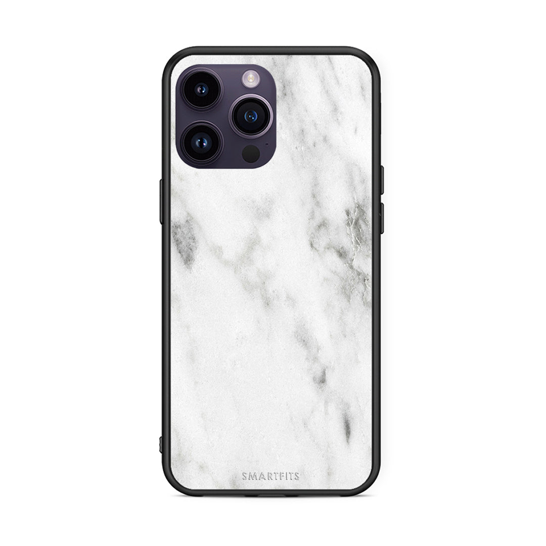 2 - iPhone 15 Pro White marble case, cover, bumper