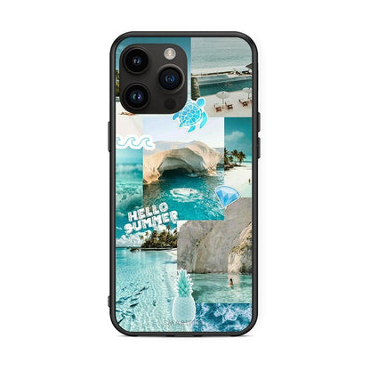 iPhone 14 Pro Max Aesthetic Summer Θήκη από τη Smartfits με σχέδιο στο πίσω μέρος και μαύρο περίβλημα | Smartphone case with colorful back and black bezels by Smartfits