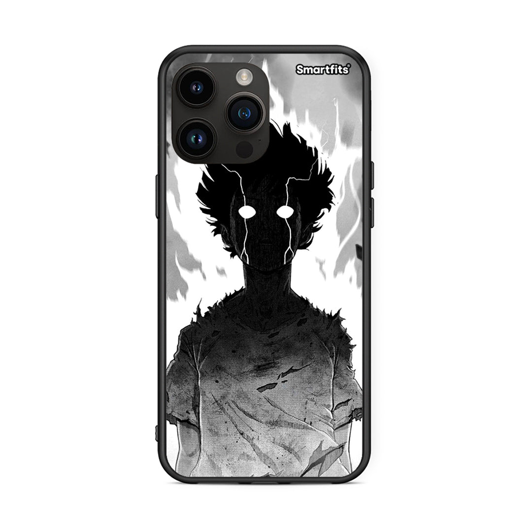 iPhone 14 Pro Max Anime Boy Θήκη από τη Smartfits με σχέδιο στο πίσω μέρος και μαύρο περίβλημα | Smartphone case with colorful back and black bezels by Smartfits