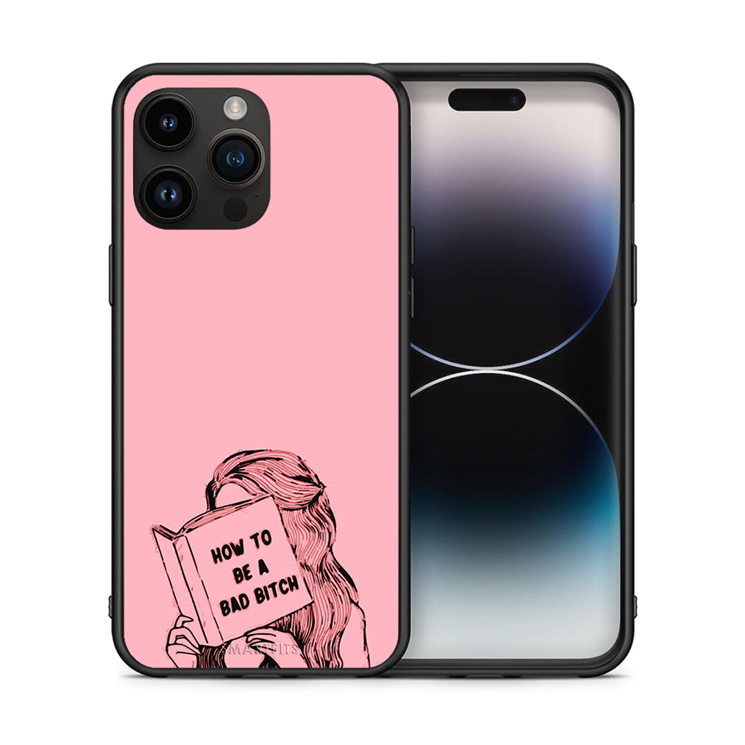 Θήκη iPhone 14 Pro Max Bad Bitch από τη Smartfits με σχέδιο στο πίσω μέρος και μαύρο περίβλημα | iPhone 14 Pro Max Bad Bitch case with colorful back and black bezels