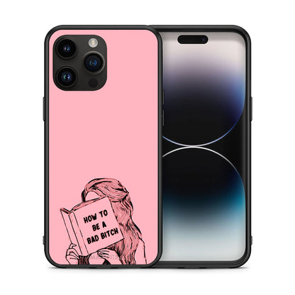 Θήκη iPhone 14 Pro Max Bad Bitch από τη Smartfits με σχέδιο στο πίσω μέρος και μαύρο περίβλημα | iPhone 14 Pro Max Bad Bitch case with colorful back and black bezels
