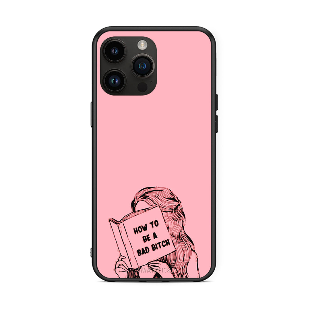 iPhone 14 Pro Max Bad Bitch θήκη από τη Smartfits με σχέδιο στο πίσω μέρος και μαύρο περίβλημα | Smartphone case with colorful back and black bezels by Smartfits