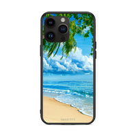 Thumbnail for iPhone 14 Pro Max Beautiful Beach θήκη από τη Smartfits με σχέδιο στο πίσω μέρος και μαύρο περίβλημα | Smartphone case with colorful back and black bezels by Smartfits