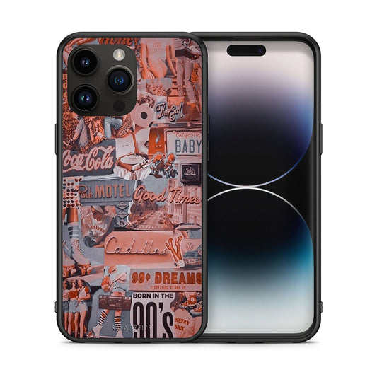 Θήκη iPhone 15 Pro Max Born In 90s από τη Smartfits με σχέδιο στο πίσω μέρος και μαύρο περίβλημα | iPhone 15 Pro Max Born In 90s case with colorful back and black bezels