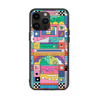 Thumbnail for iPhone 14 Pro Max Bubbles Soap θήκη από τη Smartfits με σχέδιο στο πίσω μέρος και μαύρο περίβλημα | Smartphone case with colorful back and black bezels by Smartfits