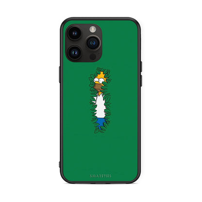 iPhone 14 Pro Max Bush Man Θήκη Αγίου Βαλεντίνου από τη Smartfits με σχέδιο στο πίσω μέρος και μαύρο περίβλημα | Smartphone case with colorful back and black bezels by Smartfits