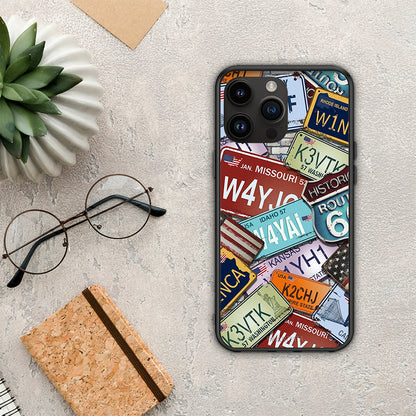 Car Plates - iPhone 14 Pro Max θήκη