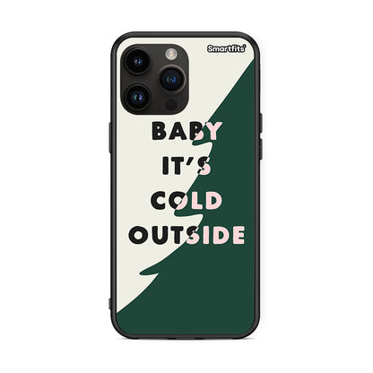 iPhone 14 Pro Max Cold Outside θήκη από τη Smartfits με σχέδιο στο πίσω μέρος και μαύρο περίβλημα | Smartphone case with colorful back and black bezels by Smartfits