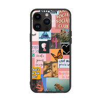Thumbnail for iPhone 14 Pro Max Collage Bitchin Θήκη Αγίου Βαλεντίνου από τη Smartfits με σχέδιο στο πίσω μέρος και μαύρο περίβλημα | Smartphone case with colorful back and black bezels by Smartfits