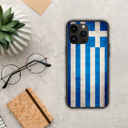 Flag Greek - iPhone 15 Pro Max θήκη