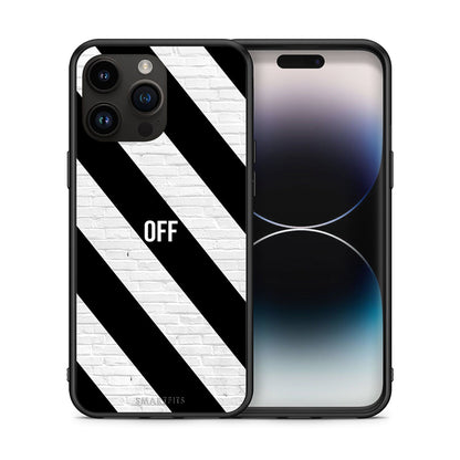 Θήκη iPhone 15 Pro Max Get Off από τη Smartfits με σχέδιο στο πίσω μέρος και μαύρο περίβλημα | iPhone 15 Pro Max Get Off case with colorful back and black bezels