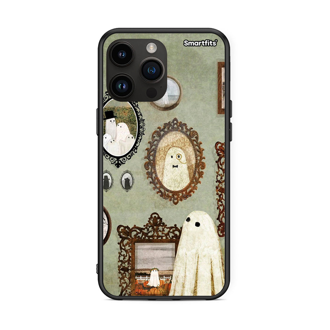 iPhone 15 Pro Max Halloween Ghost Season Θήκη από τη Smartfits με σχέδιο στο πίσω μέρος και μαύρο περίβλημα | Smartphone case with colorful back and black bezels by Smartfits