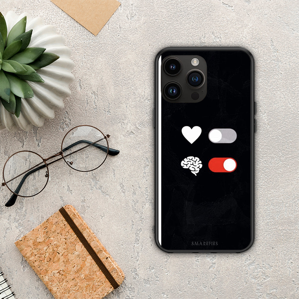 Heart Vs Brain - iPhone 15 Pro Max θήκη