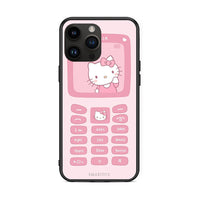 Thumbnail for iPhone 14 Pro Max Hello Kitten Θήκη Αγίου Βαλεντίνου από τη Smartfits με σχέδιο στο πίσω μέρος και μαύρο περίβλημα | Smartphone case with colorful back and black bezels by Smartfits