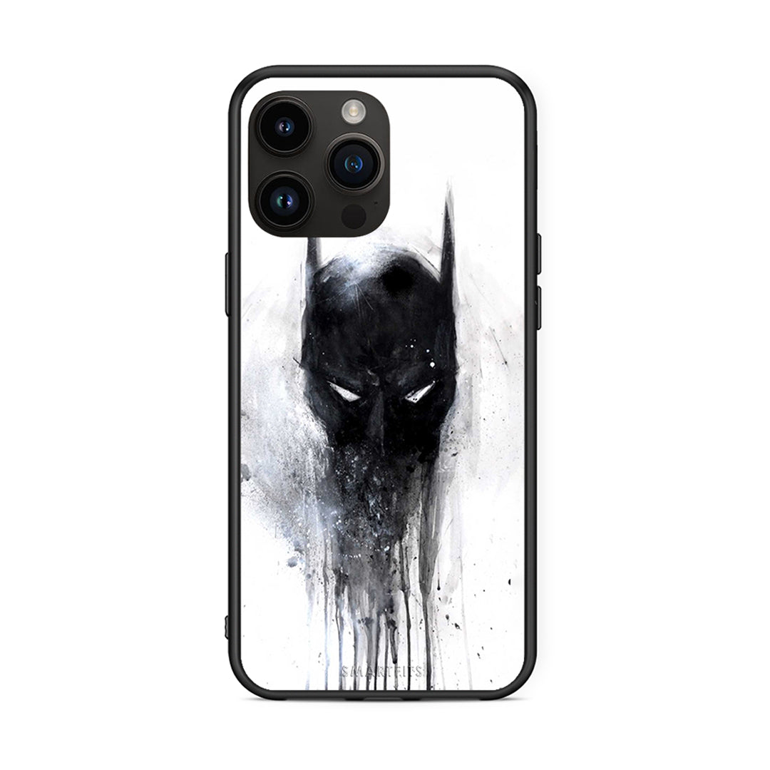 4 - iPhone 15 Pro Max Paint Bat Hero case, cover, bumper
