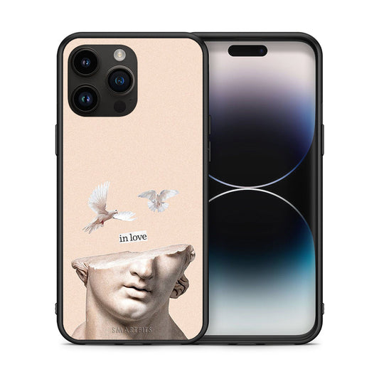 Θήκη iPhone 15 Pro Max In Love από τη Smartfits με σχέδιο στο πίσω μέρος και μαύρο περίβλημα | iPhone 15 Pro Max In Love case with colorful back and black bezels