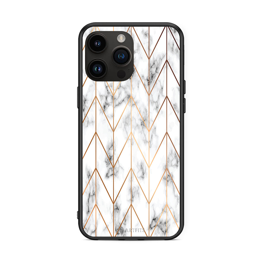 Marble Gold Geometric - Θήκη Κινητού