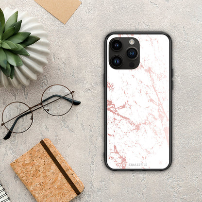 Marble Pink Splash - iPhone 15 Pro Max θήκη