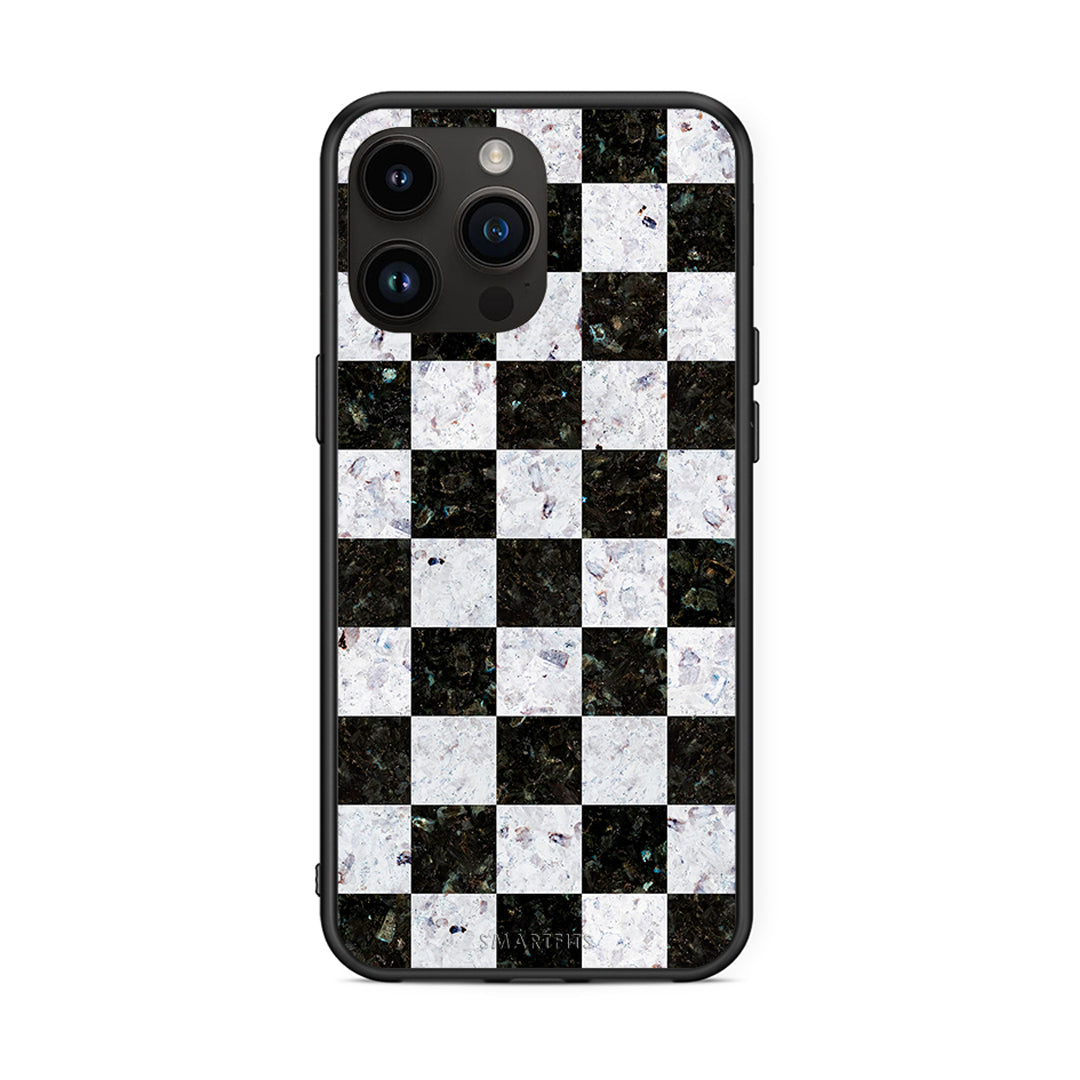 4 - iPhone 14 Pro Max Square Geometric Marble case, cover, bumper