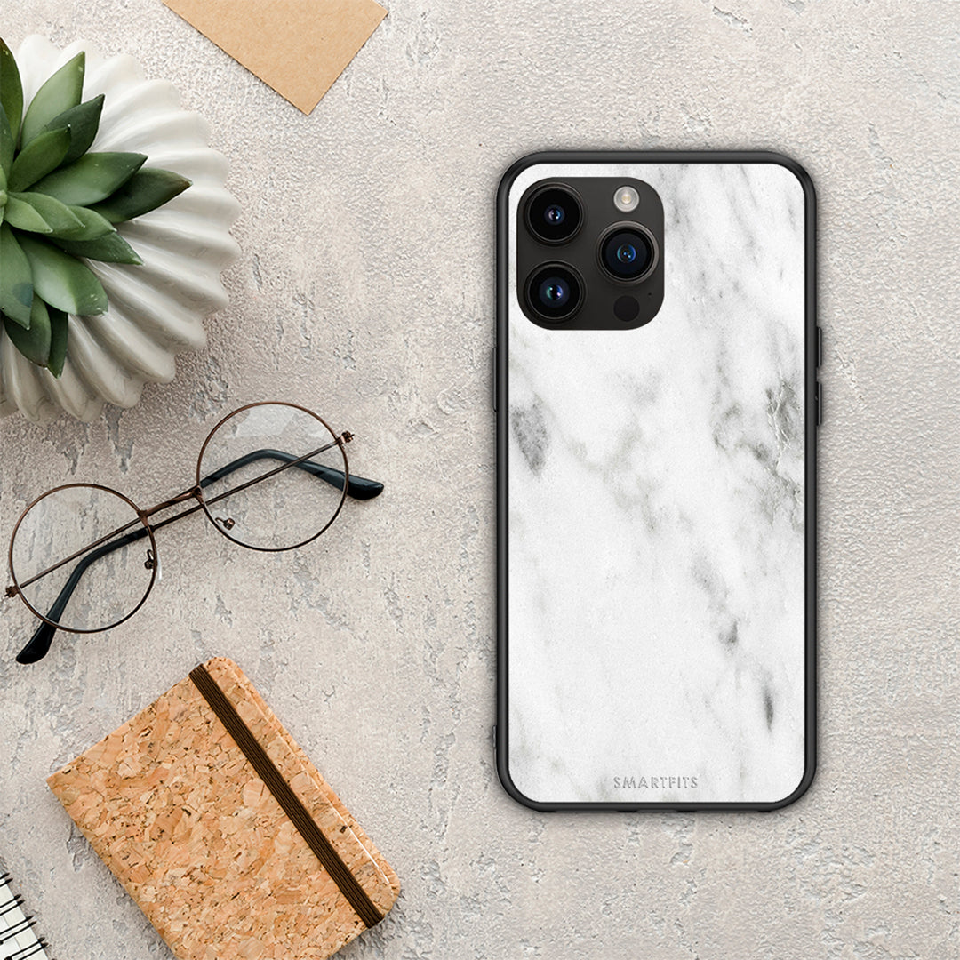 Marble White - iPhone 15 Pro Max θήκη
