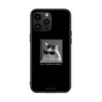 Thumbnail for iPhone 14 Pro Max Meme Cat θήκη από τη Smartfits με σχέδιο στο πίσω μέρος και μαύρο περίβλημα | Smartphone case with colorful back and black bezels by Smartfits