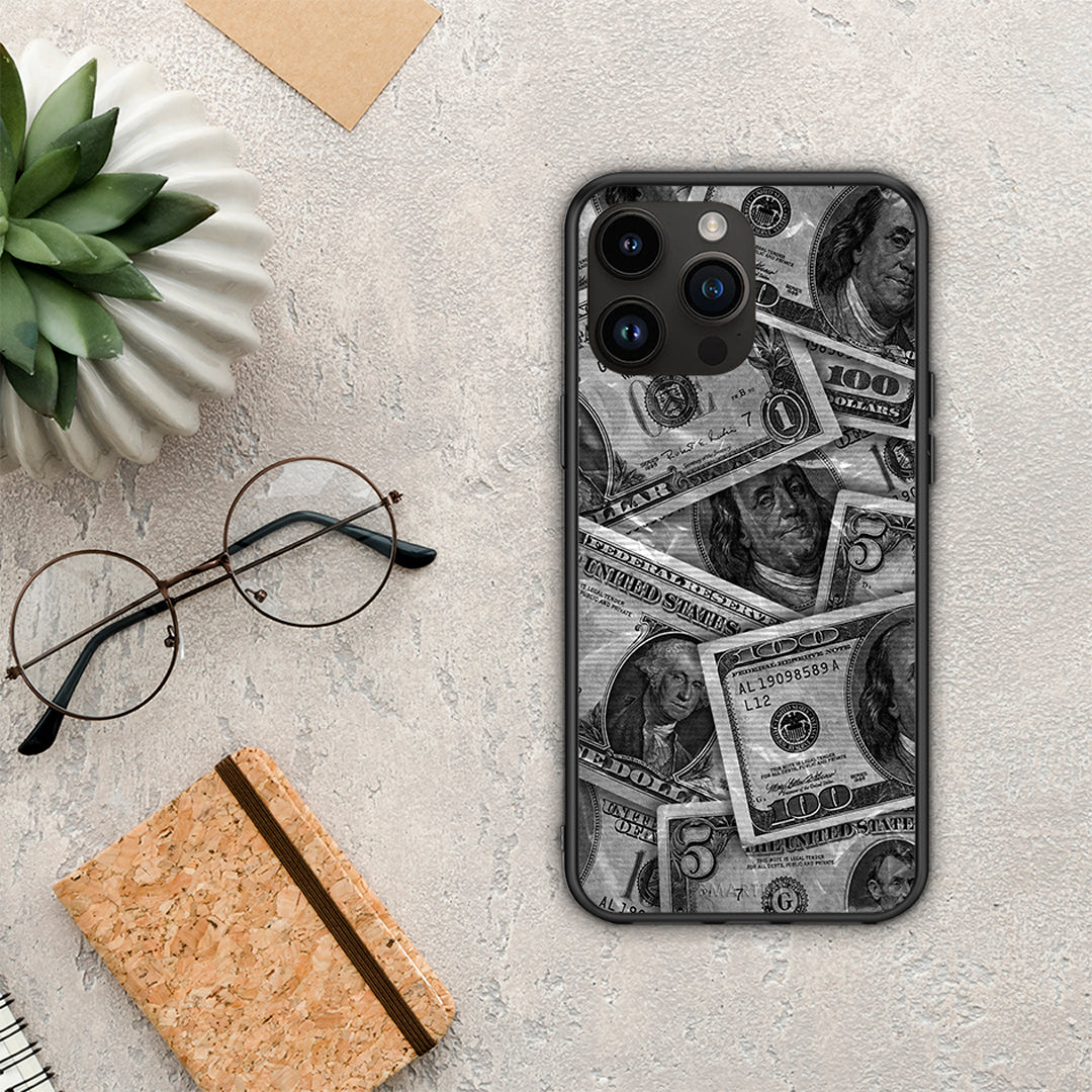 Money Dollars - iPhone 14 Pro Max θήκη