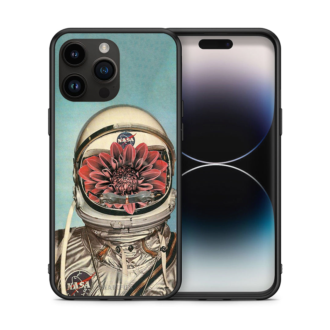 Θήκη iPhone 14 Pro Max Nasa Bloom από τη Smartfits με σχέδιο στο πίσω μέρος και μαύρο περίβλημα | iPhone 14 Pro Max Nasa Bloom case with colorful back and black bezels