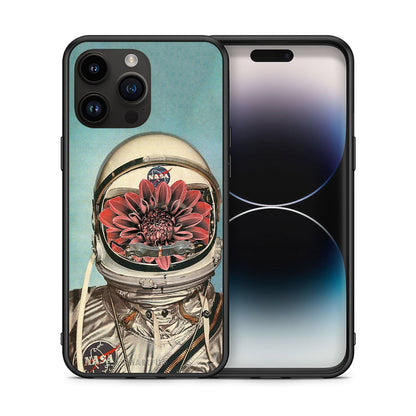 Θήκη iPhone 14 Pro Max Nasa Bloom από τη Smartfits με σχέδιο στο πίσω μέρος και μαύρο περίβλημα | iPhone 14 Pro Max Nasa Bloom case with colorful back and black bezels